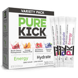 Pure Kick Hydration Singles To Go Drink Mix – Personal Care Hydration System with Added Minerals, 12 Boxes 72 Servings