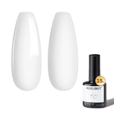 modelones White Gel Nail Polish – Skin-Friendly Manicure Option, Cruelty-Free Low-Odor Formula 15ml