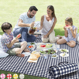 ZAZE Extra Large Picnic Mat – Clean-Lined Outdoor Blanket for Intentional Living, Packs to 15x5 with Velcro Strap
