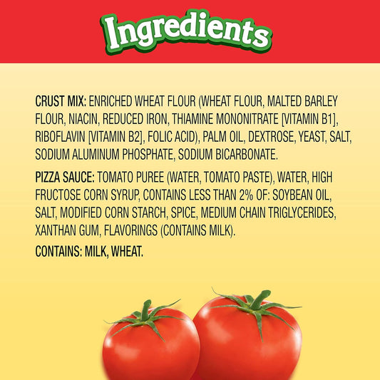 2 individual pizza kits per 31.85 oz box, with bulk pack-of-6 option available for pantry stocking