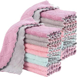 Microfiber Cleaning Cloths 24 Pack – Efficient Desk and Keyboard Towels for Focused Work Sessions, Bulk Set