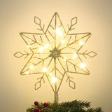 hogardeck Heirloom Quality Lighted Christmas Star – Elegant Battery Tree Topper for Upscale Holiday Tablescapes and Trees