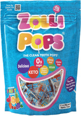 Zollipops Clean Teeth Lollipops – No Artificial Dyes Sugar Free Lollipops for Clean Label Families