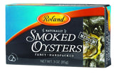 Roland Foods Naturally Smoked Oysters in Sunflower Oil – Romantic Valentine's Day Gift for Foodies, Single-Serve 3 oz Tin