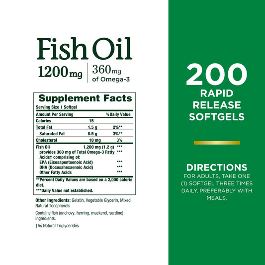 360 mg total omega-3 (epa + dha) per serving