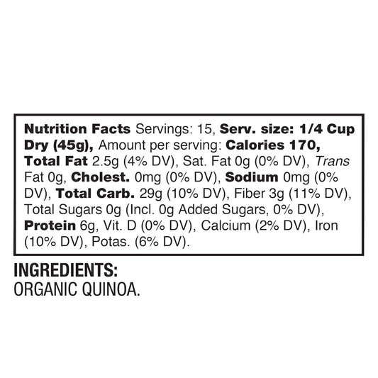 3g dietary fiber and only 170 calories per serving