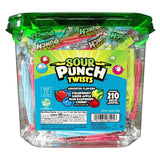 Sour Punch Twists – Desk Drawer and Study Snack Pick-Me-Up, Assorted Sour Chewy Candy