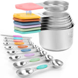 Magnetic Measuring Cups and Spoons Set – Valentine's Day Gift for Her, Stylish Baking Tools for New Homeowners