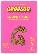 Goodles Loopdy-Loos Pasta, 8 OZ – Protein-Enriched Spiral Pasta for Vegan Pantry and Plant-Based Plates