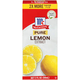 McCormick Pure Lemon Extract – Streamlined Citrus Flavor for Intentional Bakers, 2 fl oz