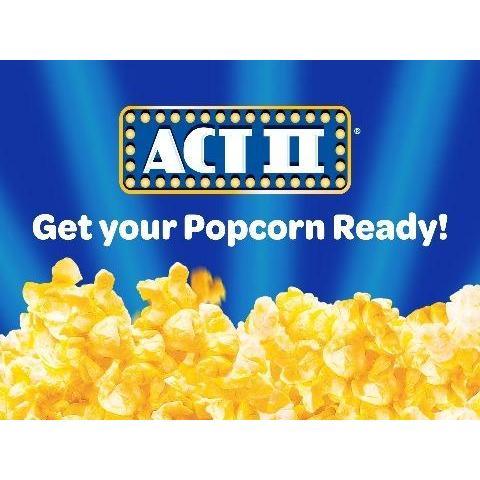 Act II Butter Microwave Popcorn 12-Count Bags – Portable Snack for Camping Trips and Backyard Movie Nights, Single-Serve Packs