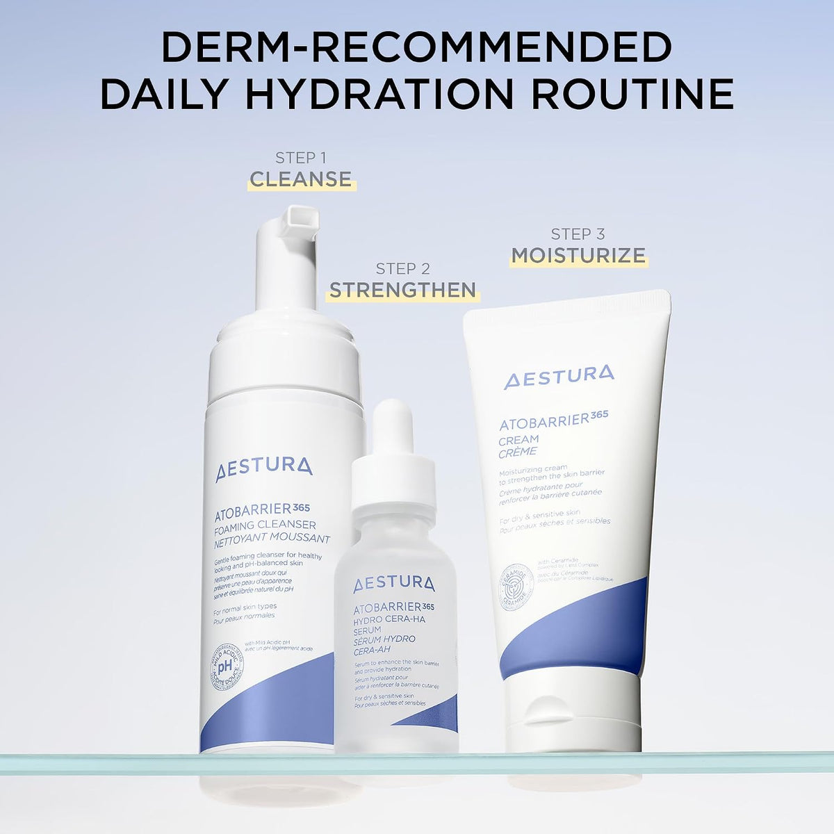 AESTURA ATOBARRIER365 Cream – Wind-Down Face Moisturizer for Sensitive Skin Self-Care Evenings