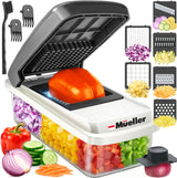 Mueller Mandoline Vegetable Cutter – Encourage Fresh Produce Habits with a Fast Julienne and Dicing Tool, Dishwasher Safe