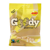 Bubs Goody Sweet Ovals Banana Caramel – Travel-Friendly Gelatine-Free Snack Bags for Hiking and Drives, 2 x 90g