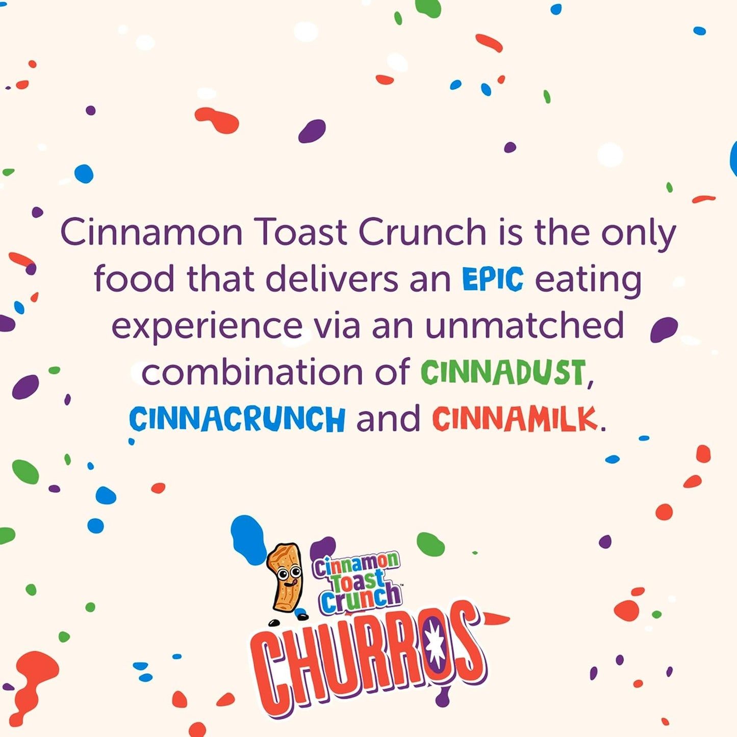 Cinnamon Toast Crunch CINNADUST Cereal – Lunchbox Snack Pack for Kids, 32 oz Resealable Bag