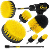 Holikme Drill Powered Scrub Brush Bundle – Streamline Weekend Cleaning Chores Across Bathrooms, Kitchens, and Garages