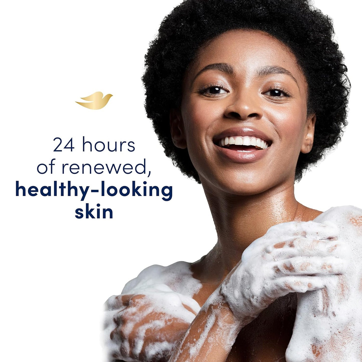 Dove Body Wash Deep Moisture 30.6 oz – Award-Winning Clean Beauty Body Cleanser in a Guest Bathroom Heirloom Bottle