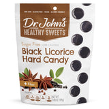 Dr. John's Healthy Sweets Black Licorice Hard Candy – Individually Wrapped Office Treat for Between Meeting Pick Me Ups, Dye Free, 3.85 OZ