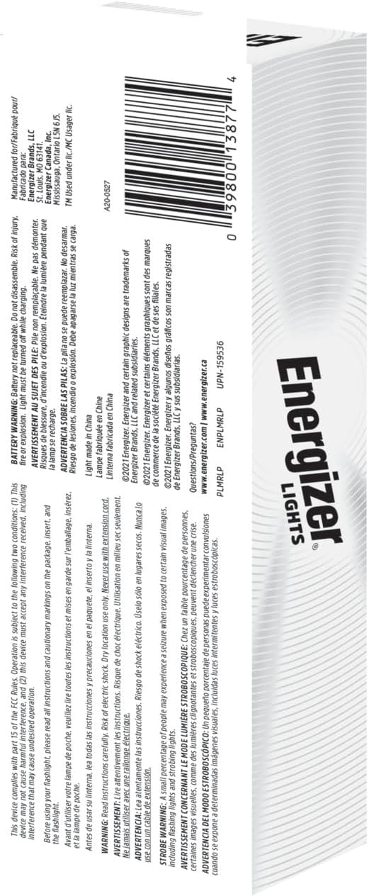 Energizer X400 Impact-Resistant Penlight for First Responders, Dependable Field Light for Search and Inspections