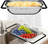 KitchenAid Over-Sink Pasta Strainer – Holiday Kitchen Gift for Apartment-Dwelling Home Chefs