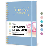 Taja Fitness Workout Journal & Log Book for Women & Men, Housewarming and New Year Goal-Setting Gift for Gym Lovers
