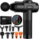 TOLOCO Massage Gun with 10 Heads – Nightly Relief Ritual for Chronic Neck Tension