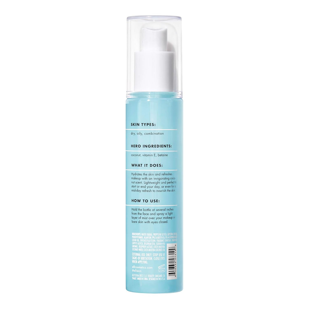 fine-mist applicator for even, non-disruptive coverage