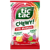 Tic Tac Chewy! Fruit Adventure Candy – Parent-Approved Lunchbox Treat with Natural Colors, 7 oz
