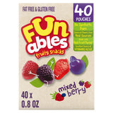 Funables Fruity Snacks, Portion Controlled Berry Gummies for Picnic Basket and Camping Trip