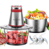 KOIOS Electric Food Chopper – Hidden Safety Lock and 20-Minute Reset for Peace of Mind in Apartment Kitchens