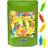 Fruidles Original Wax Bottles Candy – Freezer-Pop Alternative for Clean-Ingredient Retro Snacking, Half Pound