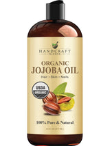 Handcraft Blends Pure Jojoba Carrier – Less-Is-More Bathroom Staple, Clean Beauty Replacement for Lotions and Serums