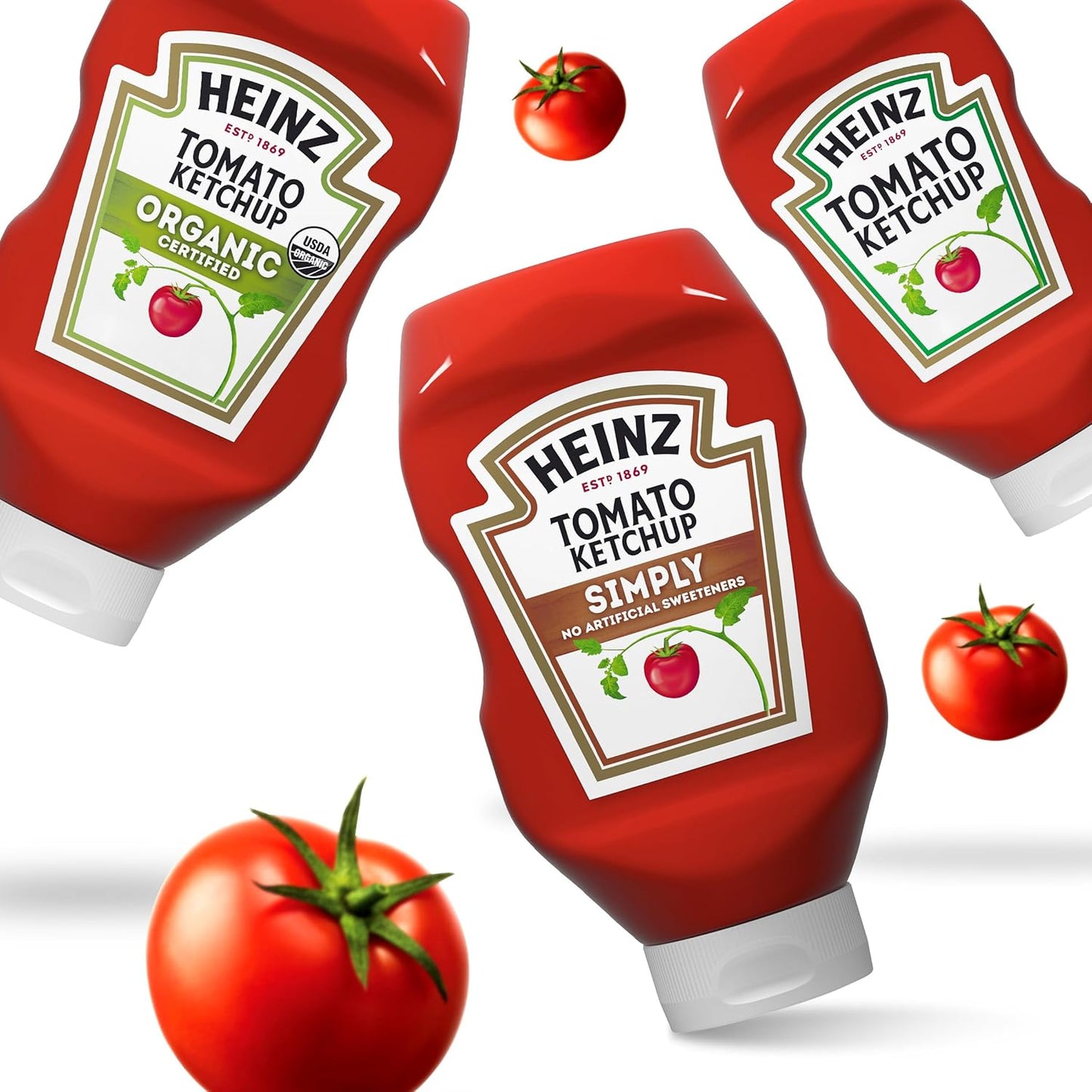 Heinz Simply Ketchup, 31 oz – Cleaner Ingredient Ketchup for Blood-Sugar-Friendly Family Meals