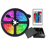BrightUmi RGB LED Light Strip – Cool-Touch Battery Powered Lighting for Playroom & Children's Bedroom