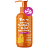 Zesty Paws Wild Alaskan Salmon Oil for Dogs & Cats - Effortless Pump Design for Restraint Focused Pet Wellness Routines