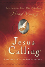 Jesus Calling Sarah Young Devotional – Decorative Hardcover Book for Living Room Shelf and Reading Nook Styling