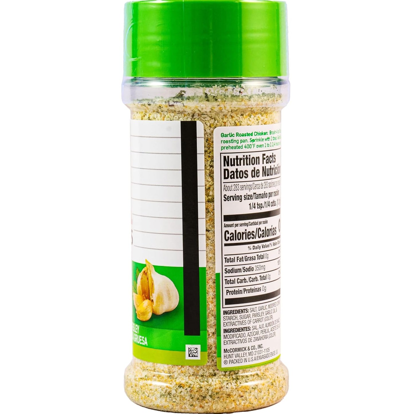 Lawry's Garlic Salt – Flavor Recovery Seasoning for Home Cooks Regaining Taste, 11 oz Shaker