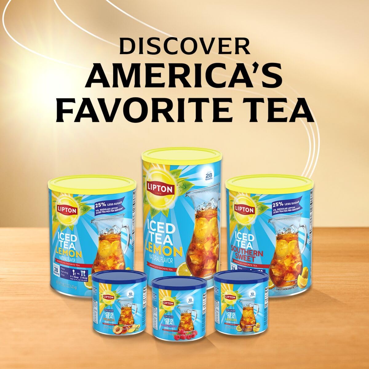Lipton Peach Iced Tea Canister – 10-Quart Office Supply for Shared Fridges and Team Meetings