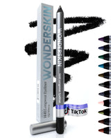 Wonderskin Dual-Use Eyeliner Pencil – One Pencil Replaces Two Products, Minimalist Makeup Bag Edit