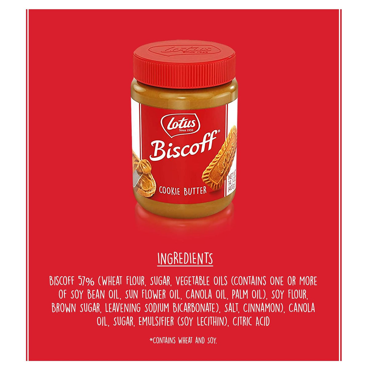 Lotus Biscoff Cookie Butter Spread – Thoughtful Birthday Gift for Vegan Friends, Authentic Belgian Spread