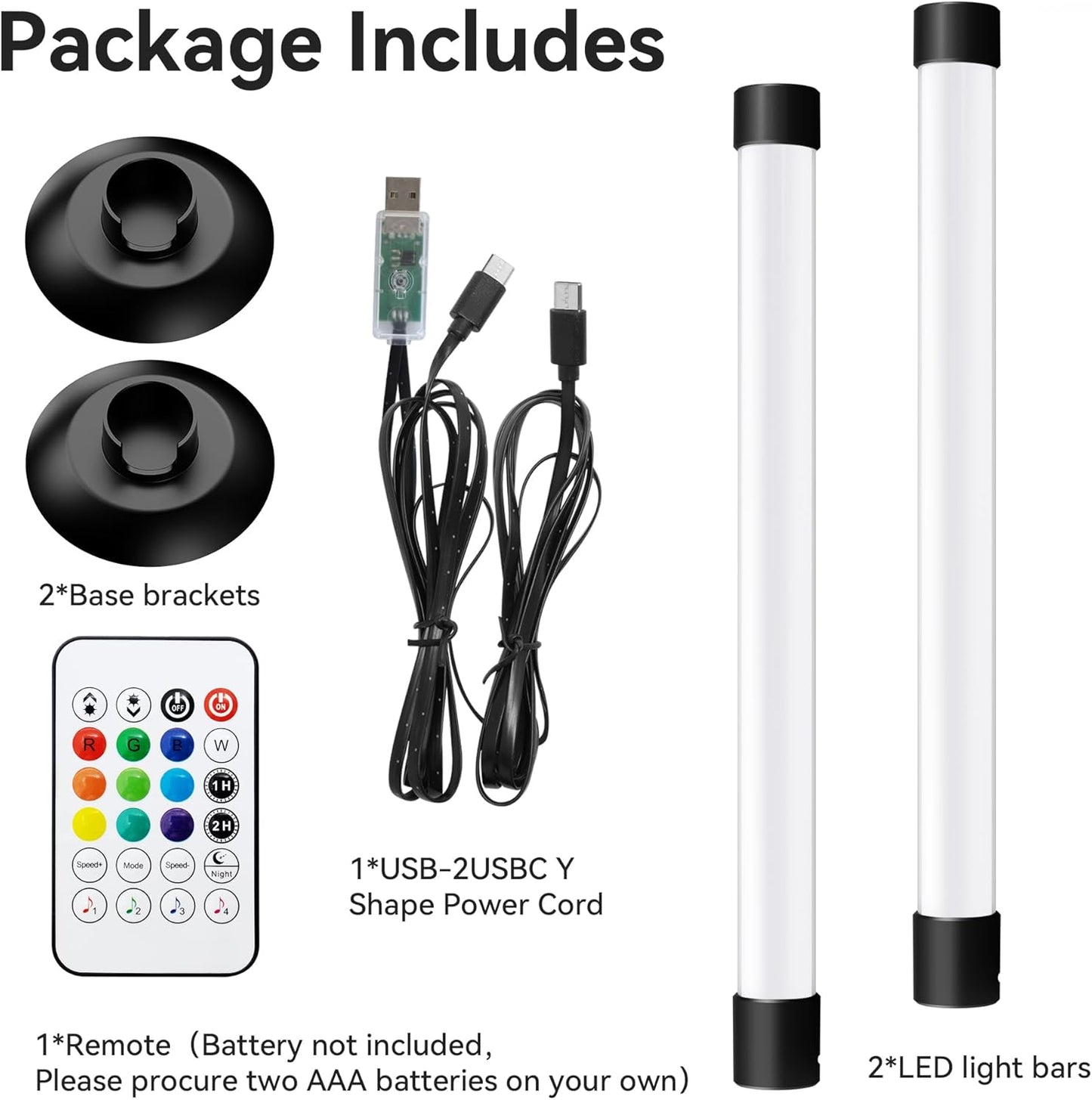 LotusLamp X RGB Light Bar – Media Room Decor for Movie Nights, USB TV Backlight with Music Sync