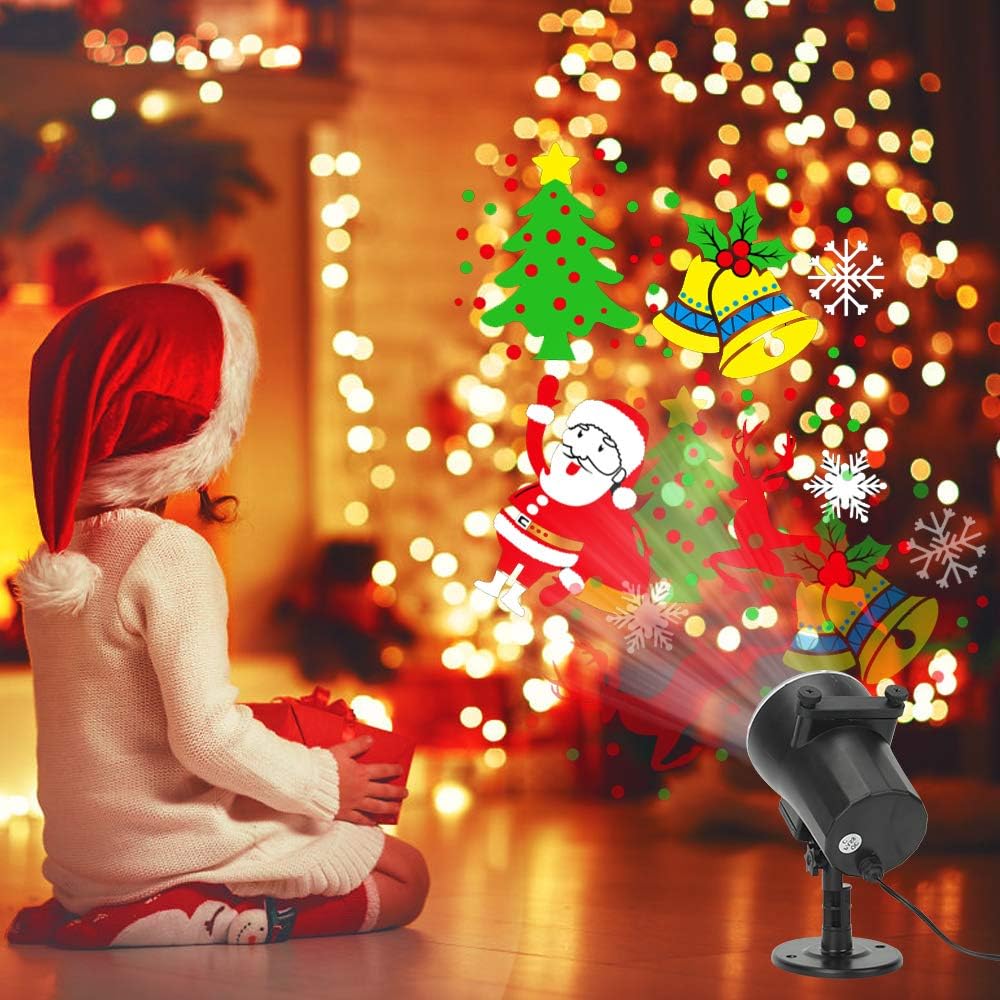 Lumaflair AuraGlow LED Holiday Projector – Cool-Run, No-Fire Alternative to Candles and String Lights
