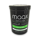 Maax Caffeine Energy Gum | Road Trip & Long-Drive Alertness | 125mg Spearmint, 25 Pieces