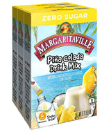 Margaritaville Singles To Go! Pina Colada Water Enhancer - Caffeine-Free Flavor Support for Daily Hydration Habits, 3 Boxes of 6