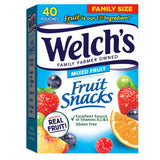 Welch's Fruit Snacks Strawberry Bulk Box – Halloween Alternative Snack Packs and Birthday Party Favor Pouches for Kids' Celebrations