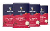 Morton Ice Cream Salt Tub Pack of 4 – Rugged Rock Salt for Open Air Entertaining and On the Go Beverage Cooling