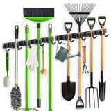 ZONGOOL 2 Pack Stainless Steel Broom Holder – Understated Wall Mount Organizer for Neutral-Toned Interiors
