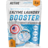 Allergy Friendly Enzyme Detergent Additive – Safe Around Kids and Pets Laundry Booster, Unscented Stain Remover for Family Laundry Room and Pet Bedding Wash