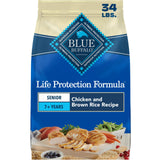 Blue Buffalo Senior Dog Food Chicken & Brown Rice – Elevated Everyday Dining with Veterinarian-Formulated Ingredients, 30 lb