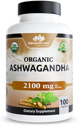 NaturaLife Labs Pure Ashwagandha 2100 mg – Less-Is-More Adaptogen for Clean-Label Routines